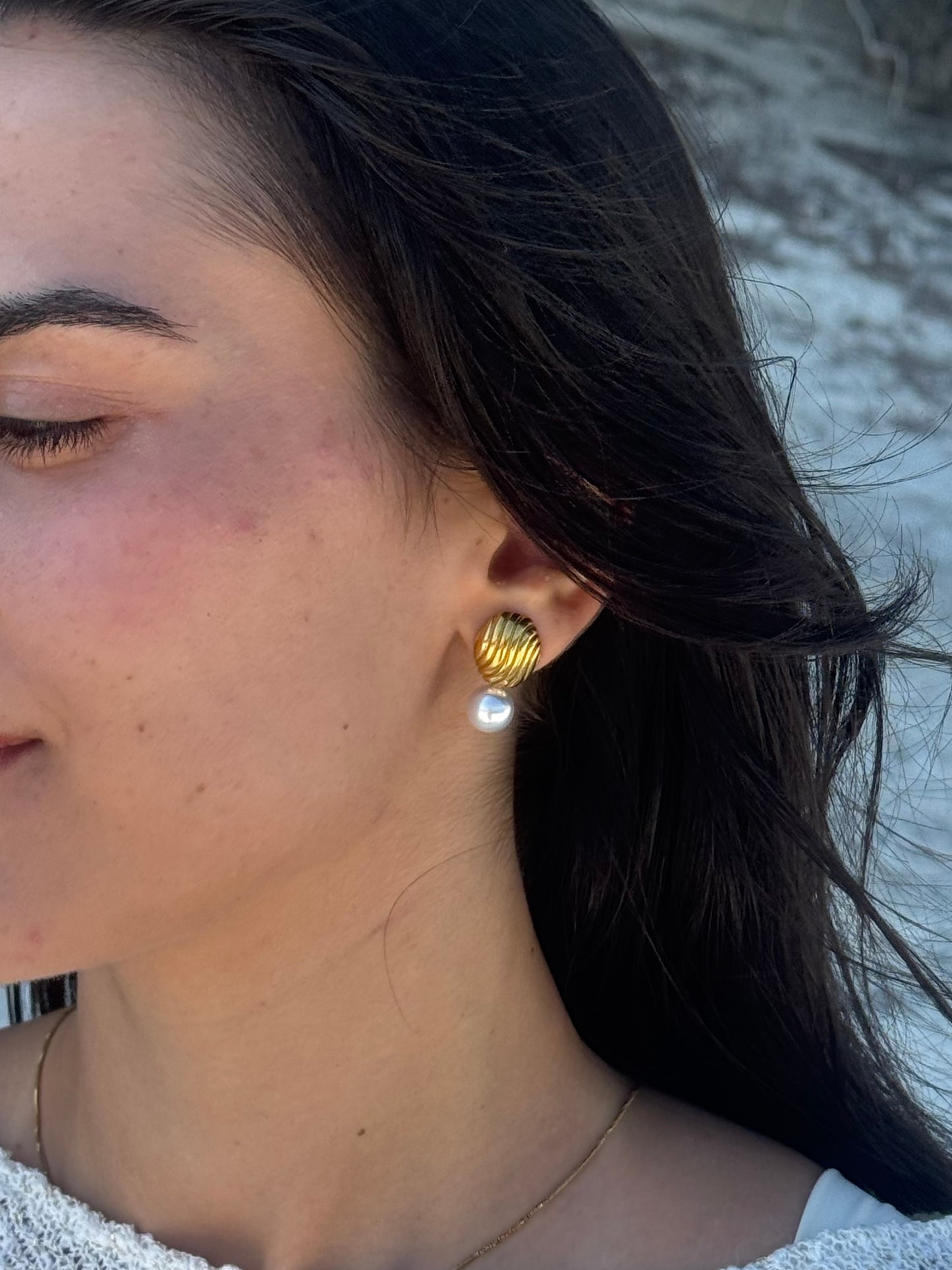 The “Galini - Γαλήνη” earrings