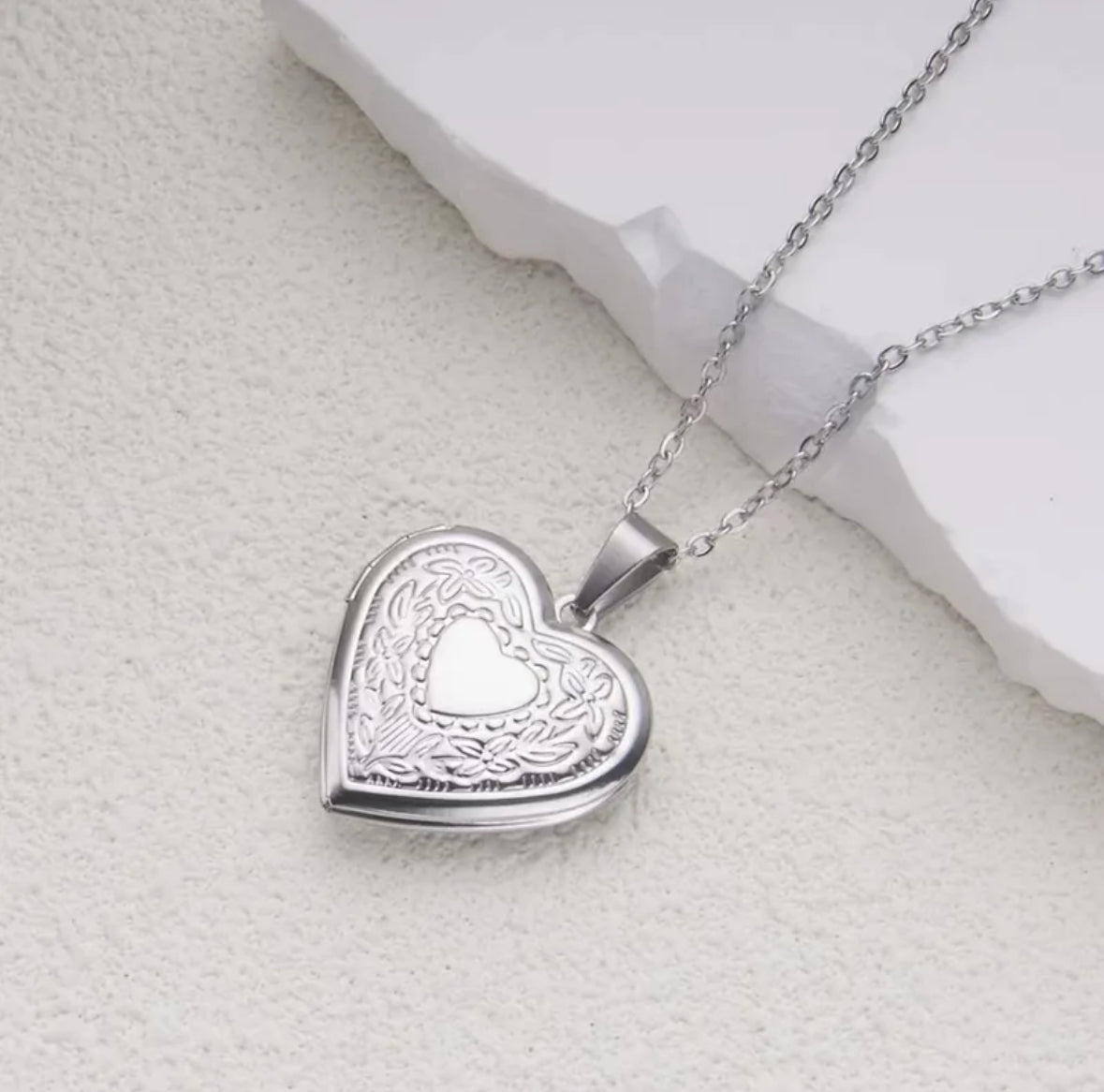“Always with me” locket necklace