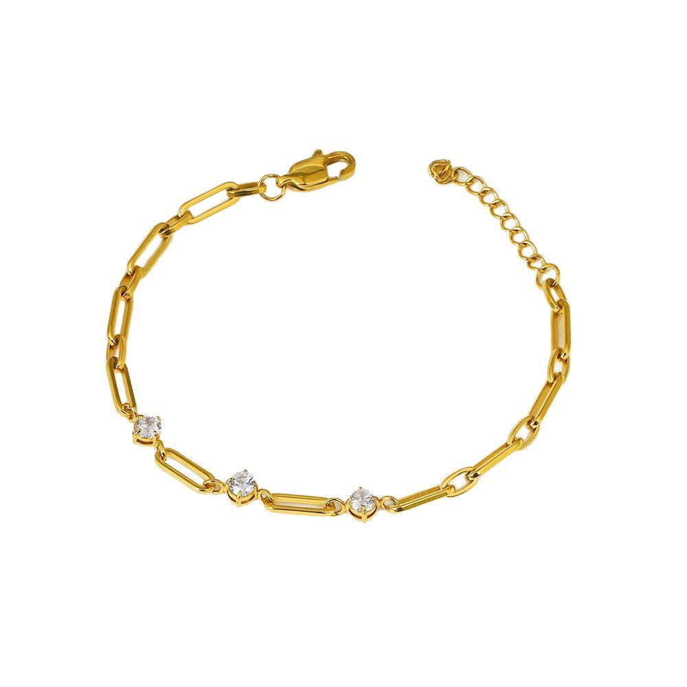 Golden kiss bracelet