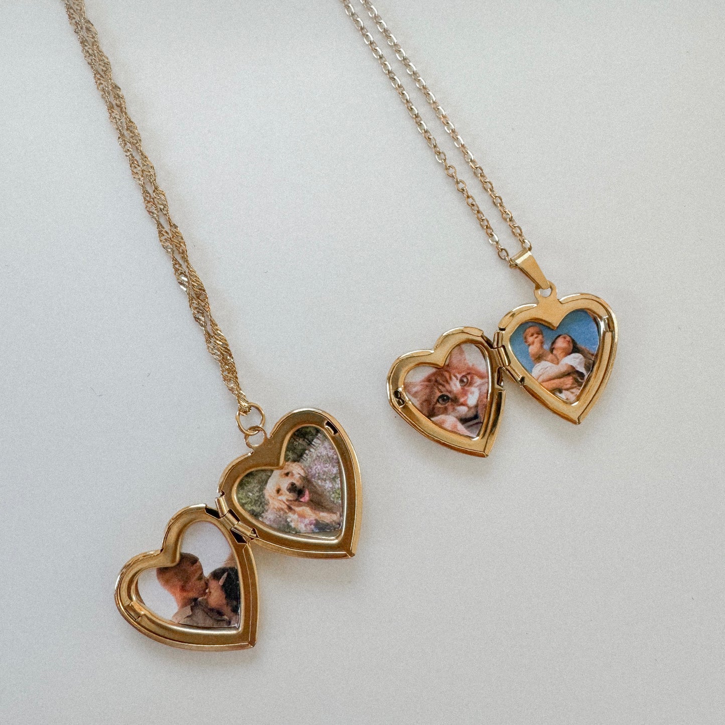 The “I love you” locket necklace