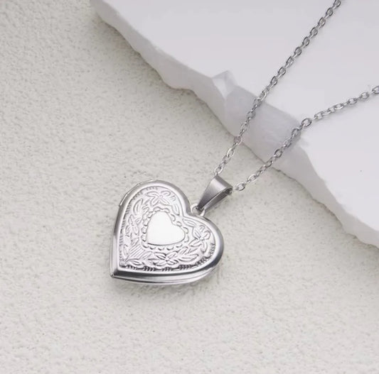 “Always with me” locket necklace