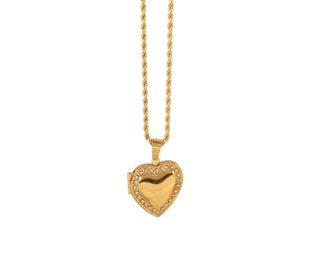 J’adore locket necklace